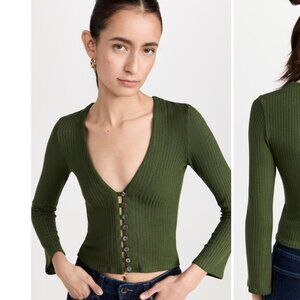 Reformation Gellar Knit Top